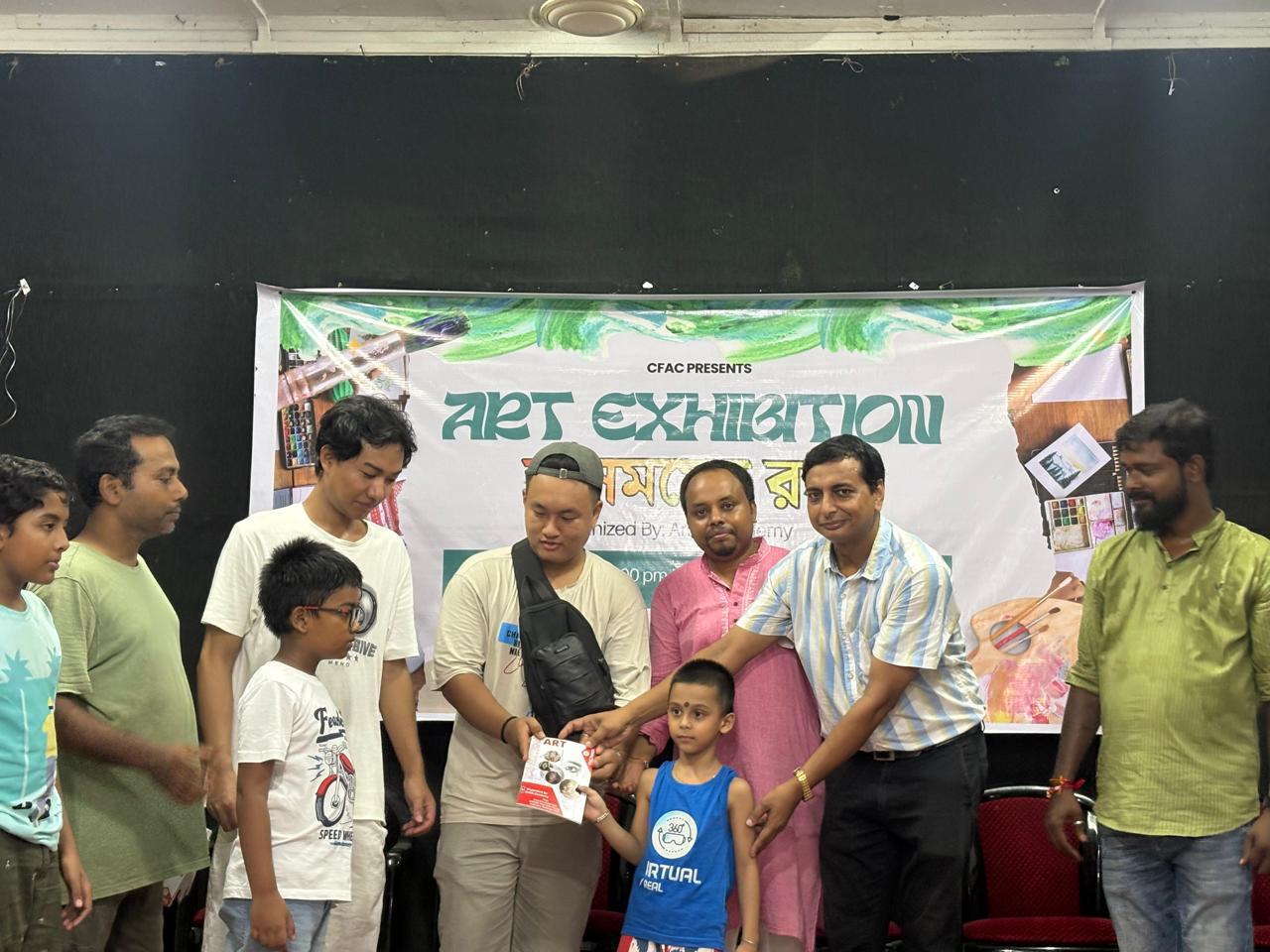 Oshomoyer Rong Art Exhibition in Cooch Behar, West Bengal